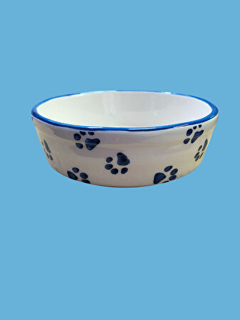 PATİLİ SERAMİK MAMA/SU KABI 