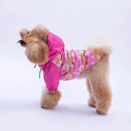 Florence Daisy Kedi Köpek Polarlı Yağmurluk