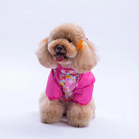 Florence Daisy Kedi Köpek Polarlı Yağmurluk