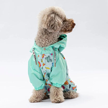 Tokyo Polarlı Kedi Köpek Tulum Yağmurluk