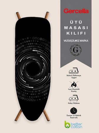 (HEDİYELİ) CROSS ÜTÜ MASASI KILIFI BEZİ ÖRTÜSÜ