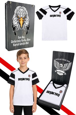 BEŞİKTAŞ ÇOCUK T-SHIRT UV KUTU HEDİYELİ