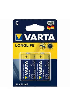 4114 Longlife Extra Alkalin C Orta Boy Pil