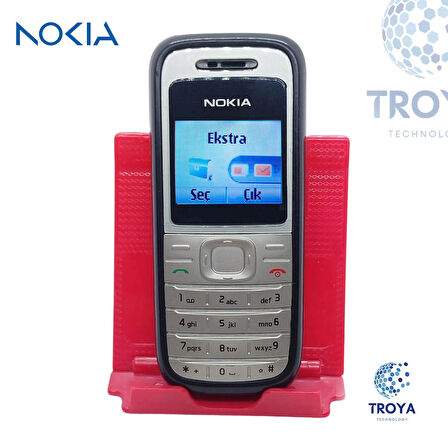 Nokia 1208 Renkli Ekran,Tuşlu Cep Telefonu, Sıfır, Sağlam Yapı, El Feneri, Asker Telefonu, Anne Baba Telefonu