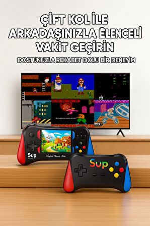 Yüksek Kalite Retro Süper Video Oyun Konsolu X7m 500in1 Taşınabilir Oyun Oyuncusu