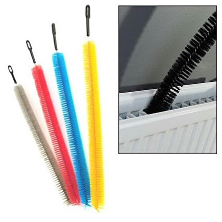 caselka® Ergonomik Pratik Kolay Kalorifer Peteği Temizleme Fırçası Aleti