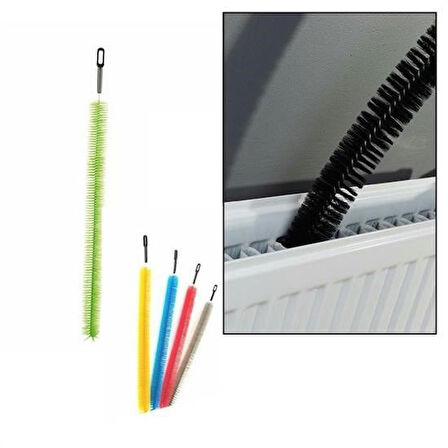 caselka® Ergonomik Pratik Kolay Kalorifer Peteği Temizleme Fırçası Aleti