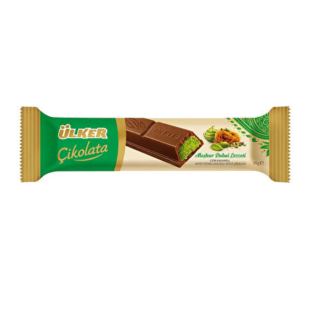 Ülker Meşhur Dubai Lezzeti Dubai Çikolatası 35 gr x 12 Adet