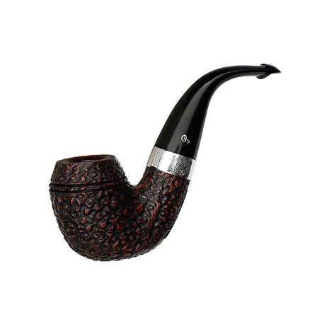 Peterson Sherlock Holmes
  Rusticated Baskerville 9mm. Filtreli Vulcanite Saplı Pipo 205562