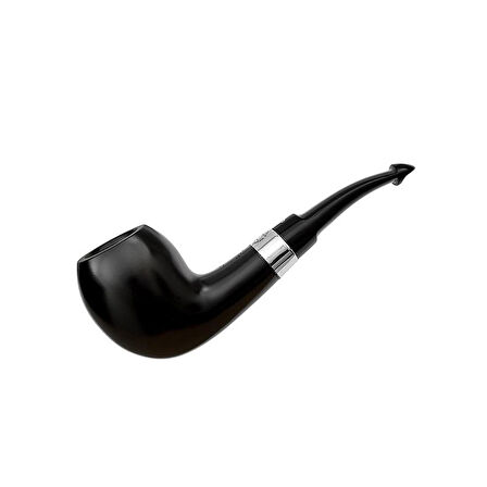 Peterson Sherlock Holmes Ebony
  Strand 9mm. Filtreli Vulcanite Saplı Pipo 205687
