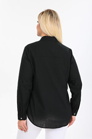 Büyük Beden %100 Pamuk Gömlek