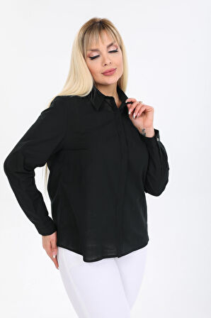 Büyük Beden %100 Pamuk Gömlek