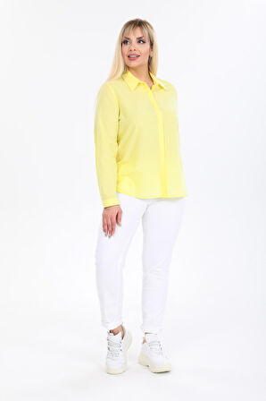 Büyük Beden %100 Pamuk Gömlek