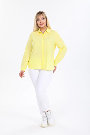 Büyük Beden %100 Pamuk Gömlek