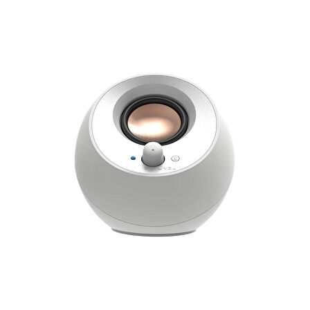 Creative Pebble V3 Beyaz 2.0 Usb-C - Bluetooth 5.0, 16W Multimedya Stereo Hoparlör Seti