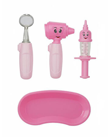 Pasifik Oyuncak Işıklı Doktor Seti Pembe BS8602B