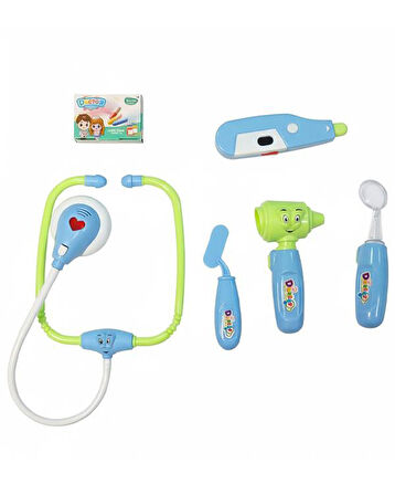Pasifik Toys Işıklı Doktor Seti Mavi BS8602A