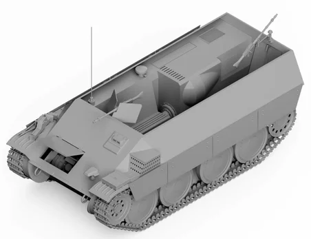 Thunder Model 1/35 German Gepanzerter Mannschaftstransportwagen Katzchen