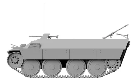 Thunder Model 1/35 German Gepanzerter Mannschaftstransportwagen Katzchen