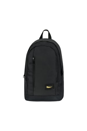 Unisex Siyah Spor Mini Sirt Cantasi Cod Yukseklik 38 Cm