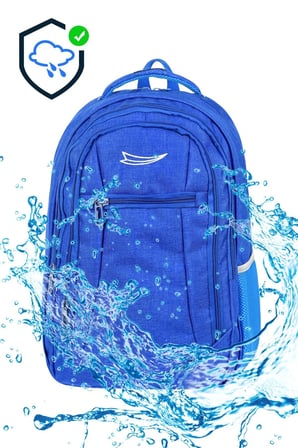 Su Gecirmez Cordura Kumas Punterez Dikisli Laptop ve Suluk Bolmeli Gunluk ve Okul Sirt Cantasi
