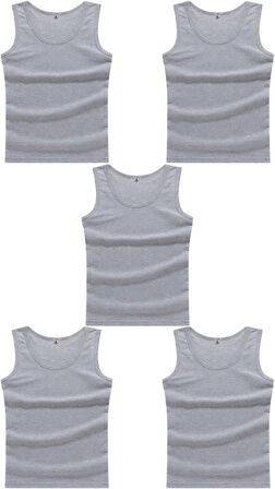 5 Adet Erkek Büyük Beden Battal Boy 105 Kilo - 205 Kilo Arası İçin Uygun Redzone Klasik Pamuk Atlet