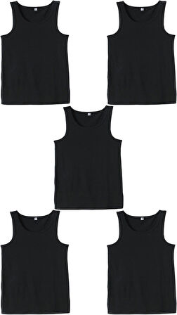 5 Adet Erkek Büyük Beden Battal Boy 105 Kilo - 205 Kilo Arası İçin Uygun Redzone Klasik Pamuk Atlet