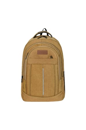 Bej Kanvas Gunluk Kullanim 17 Inc Laptop Bolmeli Sirt Cantasi Cod 7300