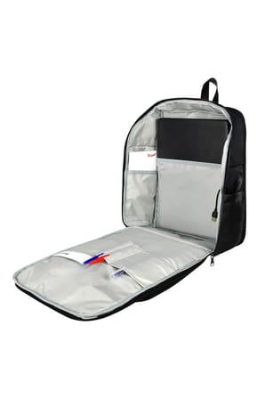 Barberri Lisansli Usb Kablolu Laptop Korumali Sirt Cantasi