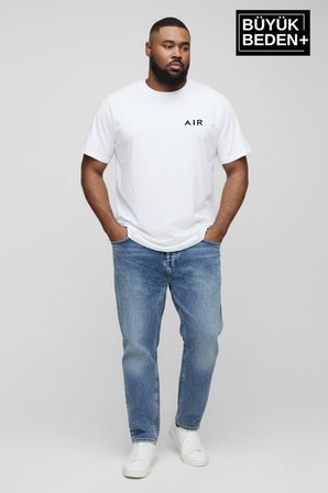 erkek büyük beden ar baskılı 3xl-6xl bisiklet yaka tshırt spr26bts510-01