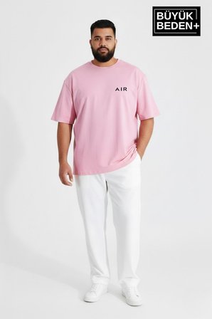 erkek büyük beden ar baskılı 3xl-6xl bisiklet yaka tshırt spr26bts510-01