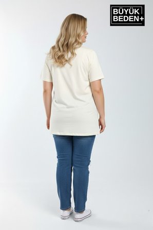 süperlife kadın büyük beden ar baskılı 3xl-6xl bisiklet yaka tshırt spr26btsk510-1