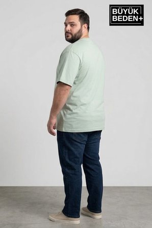süperlife erkek büyük beden brooklyn 1970 baskılı 3xl-6xl bisiklet yaka tshırt spr26bts510-03