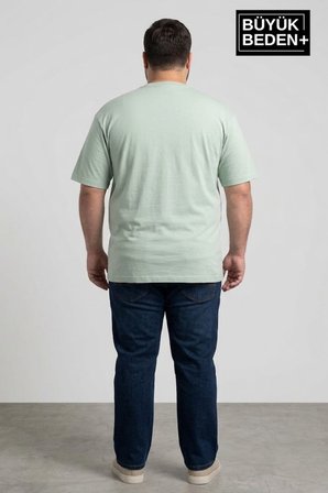 süperlife erkek büyük beden brooklyn 1970 baskılı 3xl-6xl bisiklet yaka tshırt spr26bts510-03