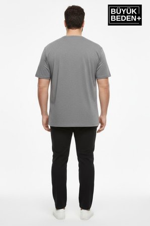 süperlife erkek büyük beden milano i̇talia baskılı 3xl-6xl bisiklet yaka tshırt spr26bts510-09