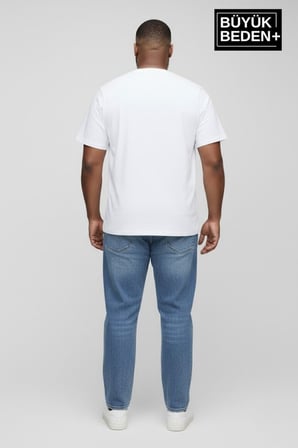 Erkek Büyük Beden Unified Collective Baskılı 3xl-6xl Bisiklet Yaka Tshırt SPR26BTS510-10