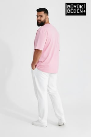 Erkek Büyük Beden Unified Collective Baskılı 3xl-6xl Bisiklet Yaka Tshırt SPR26BTS510-10