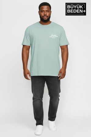 erkek büyük beden unified collective baskılı 3xl-6xl bisiklet yaka tshırt spr26bts510-10