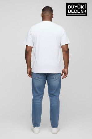 Erkek Büyük Beden Yelken Baskılı 3xl-6xl Bisiklet Yaka Tshırt SPR26BTS510-11