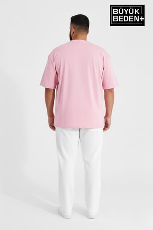 Erkek Büyük Beden Yelken Baskılı 3xl-6xl Bisiklet Yaka Tshırt SPR26BTS510-11
