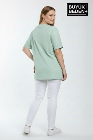 süperlife kadın büyük beden a baskılı 3xl-6xl bisiklet yaka tshırt spr26btsk510-12