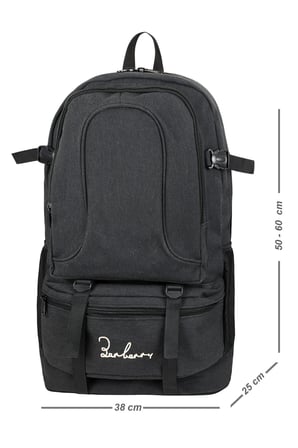 Seyahat Gunluk Outdoor Bel ve Omuz Destekli Cift Suluklu Laptop Bolmeli Dagci Sirt Cantasi