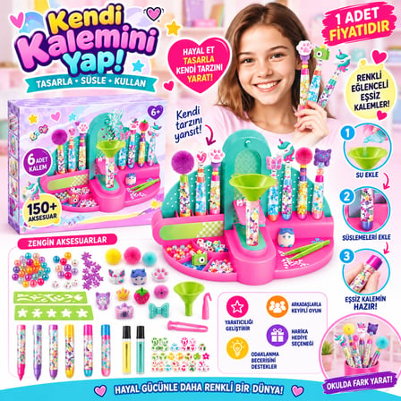 28823 Hobi Set Style 4EVER 3IN1 Kalem Fabrikası