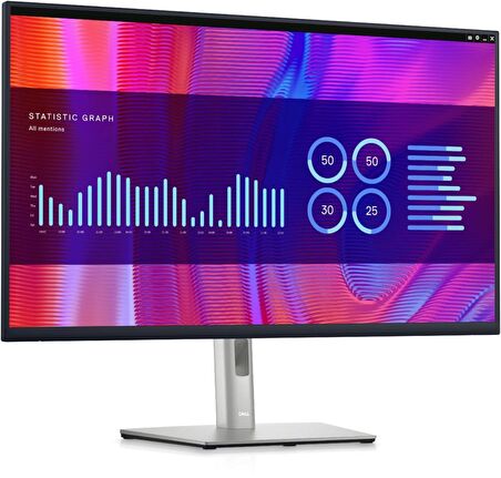 Dell P3223DE 31.5 inç 5 ms HDMI Display 60 Hz IPS QHD Bilgisayar Monitörü