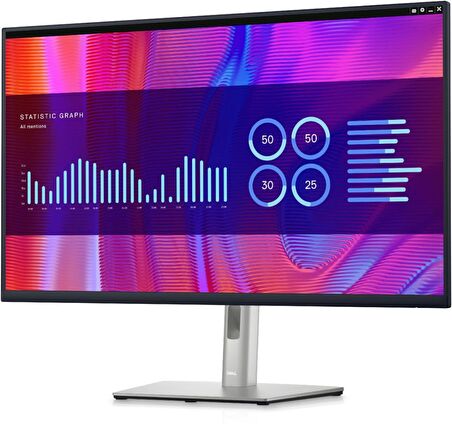 Dell P3223DE 31.5 inç 5 ms HDMI Display 60 Hz IPS QHD Bilgisayar Monitörü
