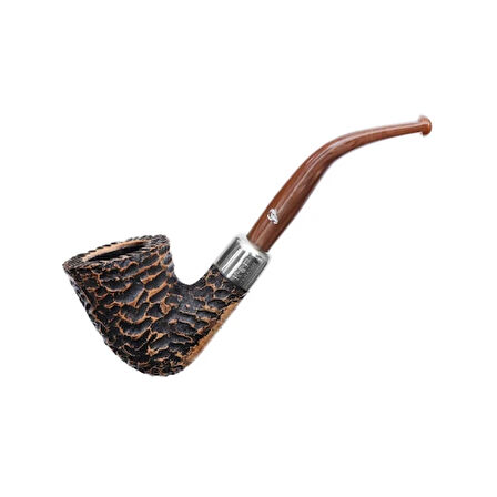 Peterson Derry Rusticated 127 Filtresiz Akrilik Saplı Pipo 205772