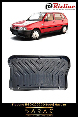 Rizline Fiat Uno 1991 Model 3D Bagaj Havuzu