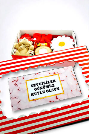 Aşk dolu Sevgililer Günü hediyesi Hediye kutusu Konsept Set Bears14RED1F