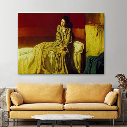 Müjde Henry Ossawa Tanner Kanvas Tablo, Klasik Sanat-5398