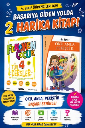 4.Sınıf Tüm Dersler Yeni Nesil Soru Bankası -Oku Anla Pekiştir